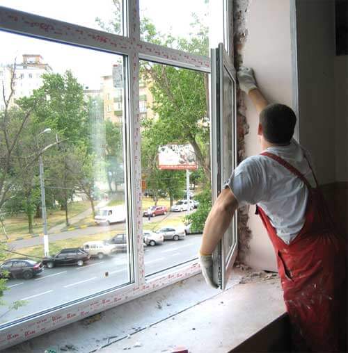 Установка пластиковых окон